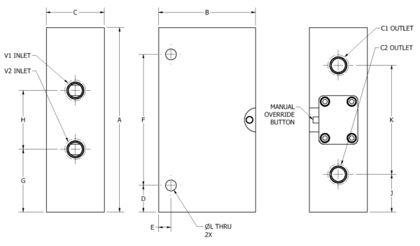 Dual-Check Dimension Schematic